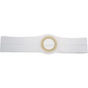 8" Left, White, Cool Comfort, Nu-Form Belt, Prolapse Flap, Extra Large, 2-5/8" Opening Placed 1-1/2" From Bottom