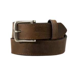 Ariat Children's Stitch USA Flag Shield Brown Belt
