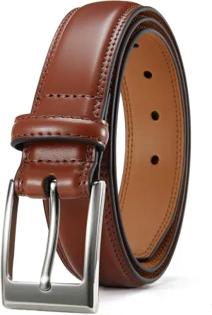 CHAOREN Mens Belts Leather 1 1/8" for Gift Men - Perfect Companion to Mens Dress Shoes