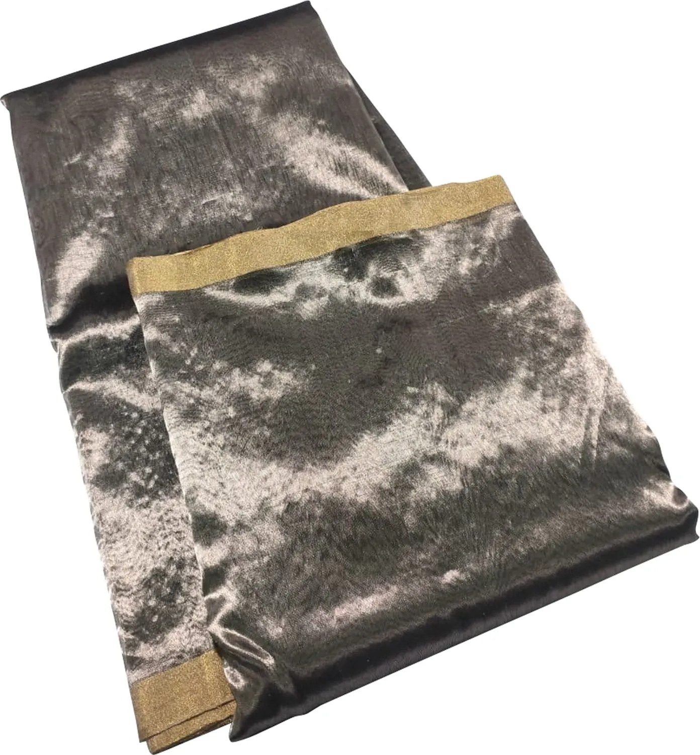 Elegant Black Chanderi Handloom Pure Tissue Saree