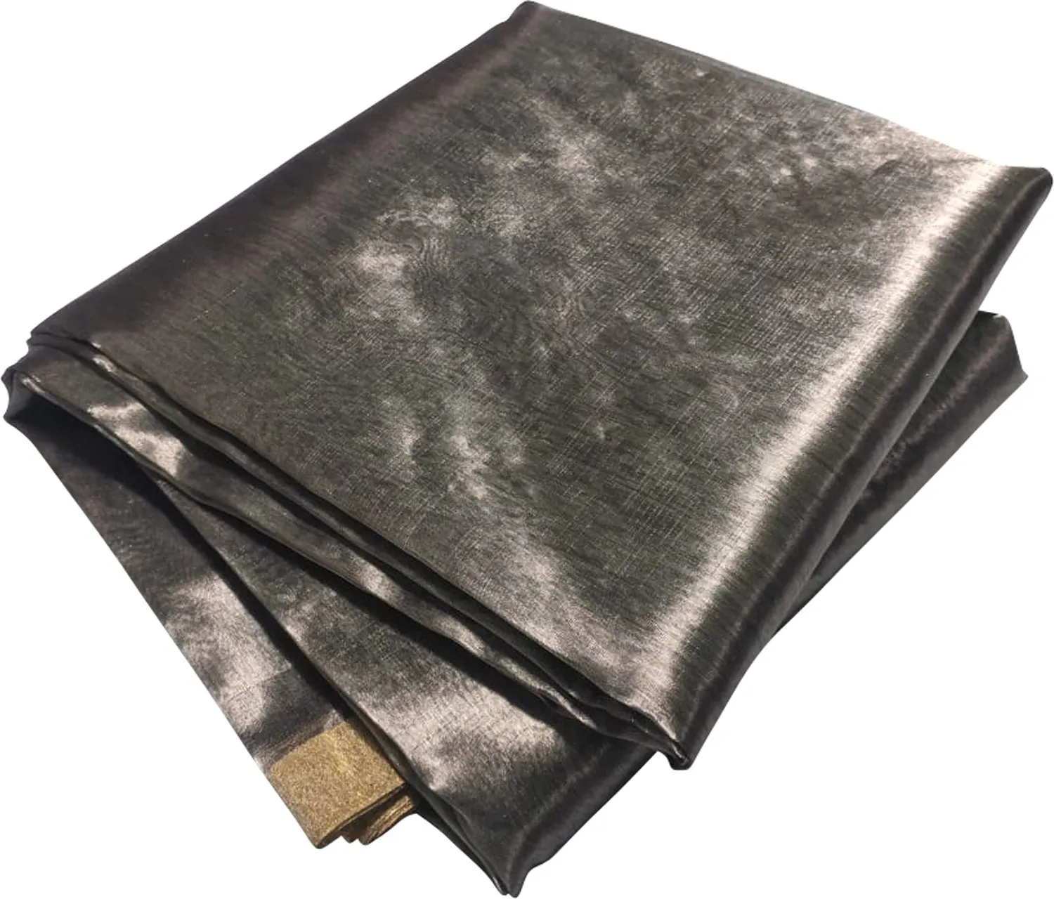 Elegant Black Chanderi Handloom Pure Tissue Saree