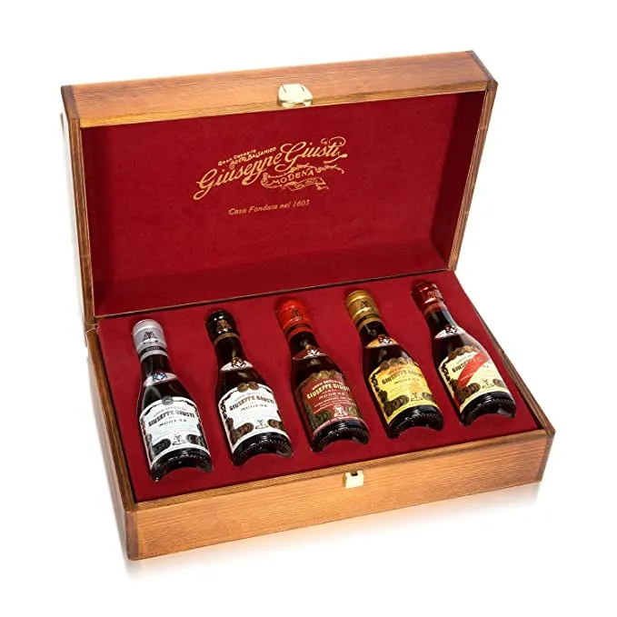 Giusti Modena 1605 Wooden Gift Collections - Balsamic Vinegar I.G.P.