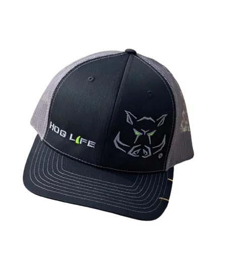 Hog Life Men´s Stitched Grey Cap