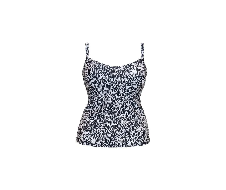 Sundown Tankini Black Print- CS025407